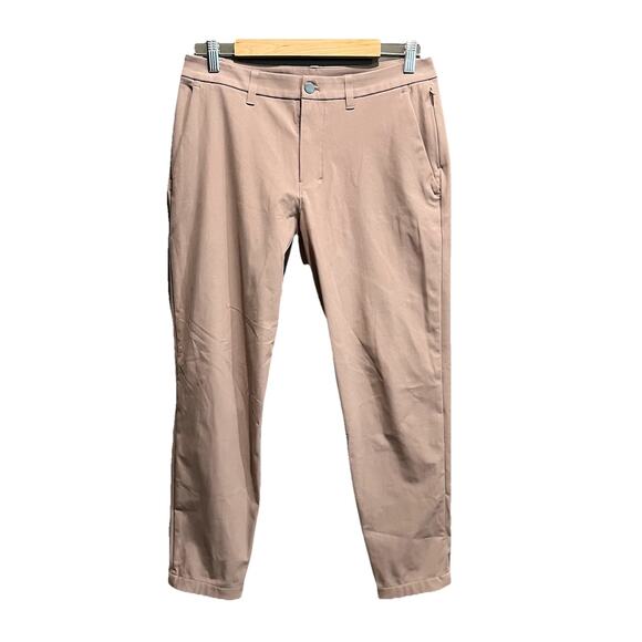 Lululemon Brown ABC Slim-Fit 5 Pocket Men's Pants Size 30 - Picture 1 of 5